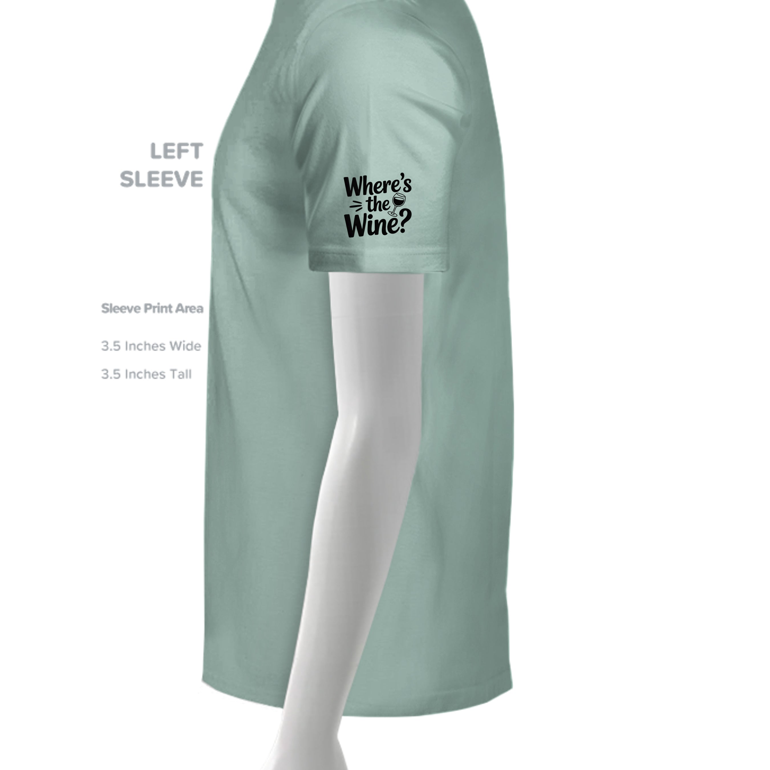 Heathered Dusty Sage - DM1350L - SLEEVE_LEFT